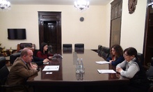 Հանդիպում «Դի-Վի-Վի Ինթերնեյշնալ» կազմակերպության Հայաստանյան գրասենյակի ներկայացուցիչների հետ