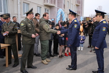 Գյումրիում այսօր բնակարանամուտ է տոնել 44 զինծառայողի ընտանիք