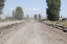Հիմնանորոգվում է Գյումրի- Արմավիր ճանապարհի Ղարիբջանյան գյուղի հատվածը