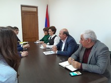  Շիրակի մարզպետի տեղակալները հյուրընկալել են Ֆրանսիայի Բուրդելի թանգարանի տնօրեն Օֆելի Ֆերլիե-Բուային