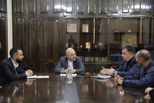 Շիրակի մարզպետն աշխատանքային հանդիպում է ունեցել մարզպետի աշխատակազմի ենթակայության մշակութային և մարզական կազմակերպությունների ղեկավարների մասնակցությամբ