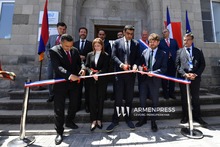  Շիրակի մարզպետը Գորիսում մասնակցել է Ֆրանսիայի պատվո հյուպատոսության գրասենյակի բացման պաշտոնական արարողությունը