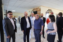 Շիրակի մարզպետը աշխատակազմի պատասխանատուների հետ այցելել է «Գյումրու Էնրիկո Մատտեի անվան պոլիկլինիկա»