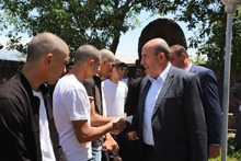 Բանակ են մեկնել Ախուրյանի նորակոչիկները Բանակ են մեկնել Ախուրյանի նորակոչիկները