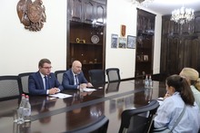  Հայաստանում ՄԱԿ-ի գրասենյակի մշտական համակարգողը հյուրընկալվել էր Շիրակի մարզպետին 