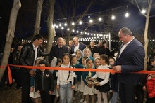  Շիրակի մարզպետ Դավիթ Առուշանյանը ներկա է գտնվել Ախուրյանի Քեթի բնակավայրում նոր կառուցված պուրակի բացման արարողությանը