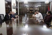 Շիրակի մարզպետը հյուրընկալել է Գյումրու պետական սիմֆոնիկ նվագախմբի տնօրենին և ArtCello երաժշտական միջազգային փառատոնի կազմակերպչին Շիրակի մարզպետը հյուրընկալել է Գյումրու պետական սիմֆոնիկ նվագախմբի տնօրենին և ArtCello երաժշտական միջազգային փառատոնի կազմակերպչին