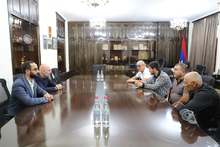 Շիրակի մարզպետն ընդունել է ՀՀ ՊՆ բանակի կենտրոնացված մարզական ակումբի Գյումրու բասկետբոլի թիմին